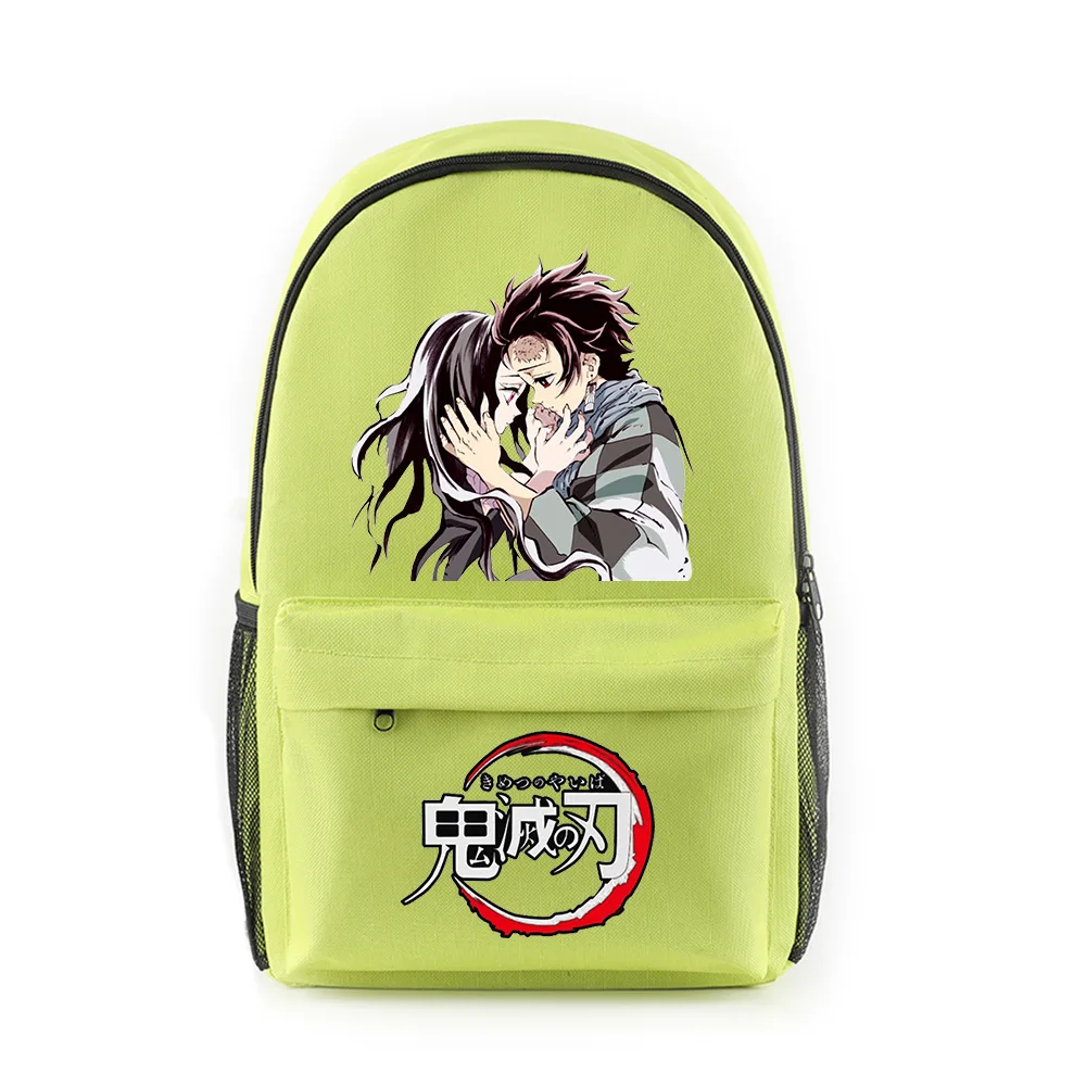 Аниме комикс демон убийца Kimetsu no Yaiba рюкзак сумки школьный плечи посылка портфель