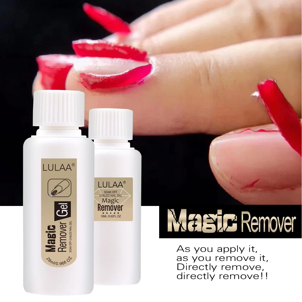 

Nail Polish Remover 18ML Soak Off Magic Remover Gellak Cleaner Nail Uv Gel Nails Wipes Quita Esmalte Nail Remover Dispenser