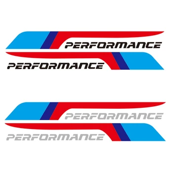 

2PCS M Power Performance Logo Car Body Decal Side Door Sticker For BMW F10 F20 F30 E90 E46 E36 G30 X3 X5 X6 M3 M4 M5