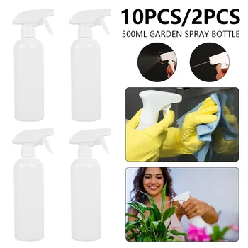 

2/10pcs Portable Transparent Plastic Water Spray Bottle Sprinkler Plant Flower Sprayer Household Cleaning
