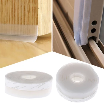 

10M New Useful Self Adhesive Glue Door Window Draught Dust Insect Seal Strip Soundproofing