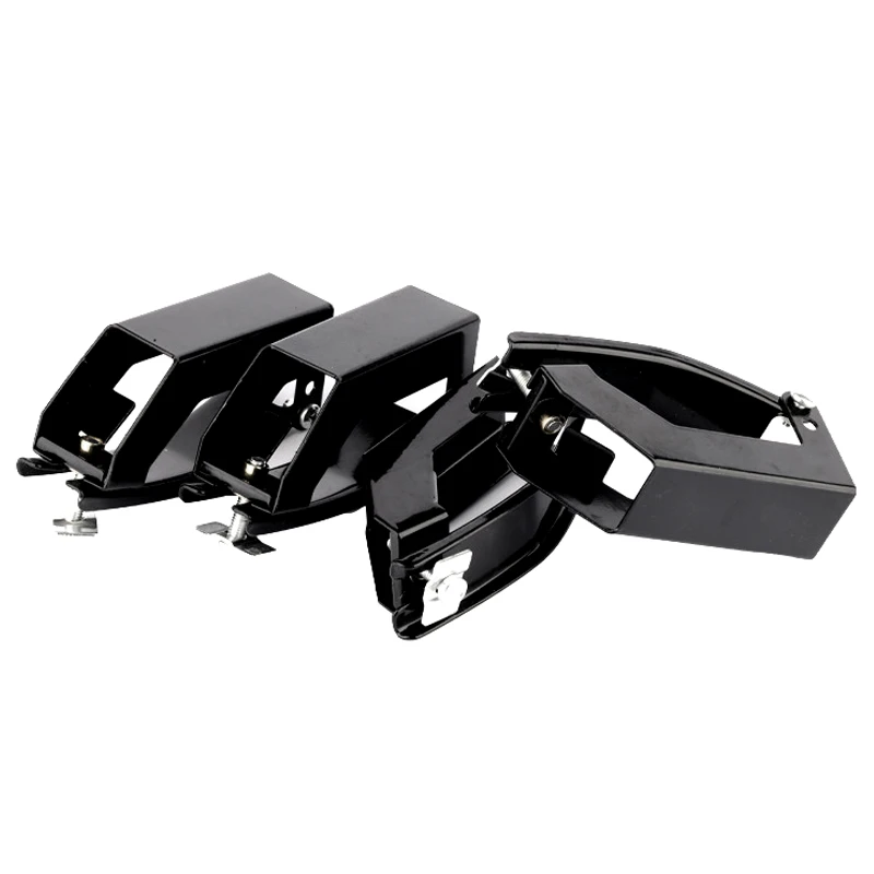 Portaequipajes de coche de 4 piezas, hebilla Universal de Metal de alta calidad, extremo de transversal, soporte de instalación, de repuesto|Cajas y cestas de techo| -