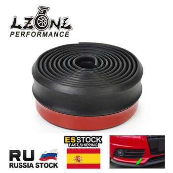 

2.5M Car styling Car Bumper Strip Rubber Bumper Strip Bumper Lip Exterior Front Bumper Lip Car Sticker Protector Universal