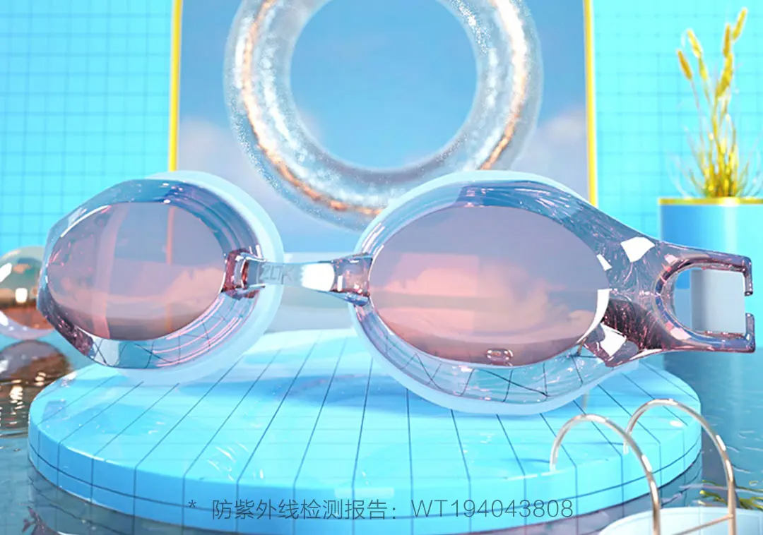 Xiaomi гальванические очки с защитой от УФ-излучения Водонепроницаемый Анти-туман Плавание Дайвинг лыжные очки регулируемые плавательные очки