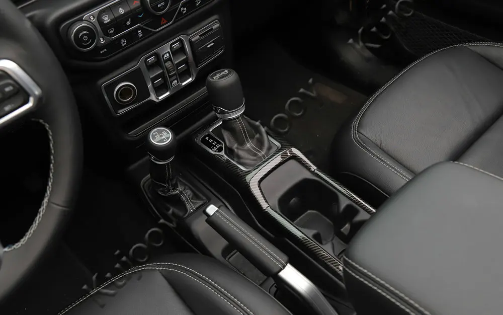 Интерьерные молдинги для Jeep Wrangler JL до центральной консоли+ панель переключения передач декоративные покрытия покрытие для автомобиля