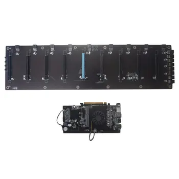 

Mining Board DDR3 Memory M.2 SSD SATA RJ45 Network Support HDMI HD Output Mainboard Support 8PCIE Graphics Card