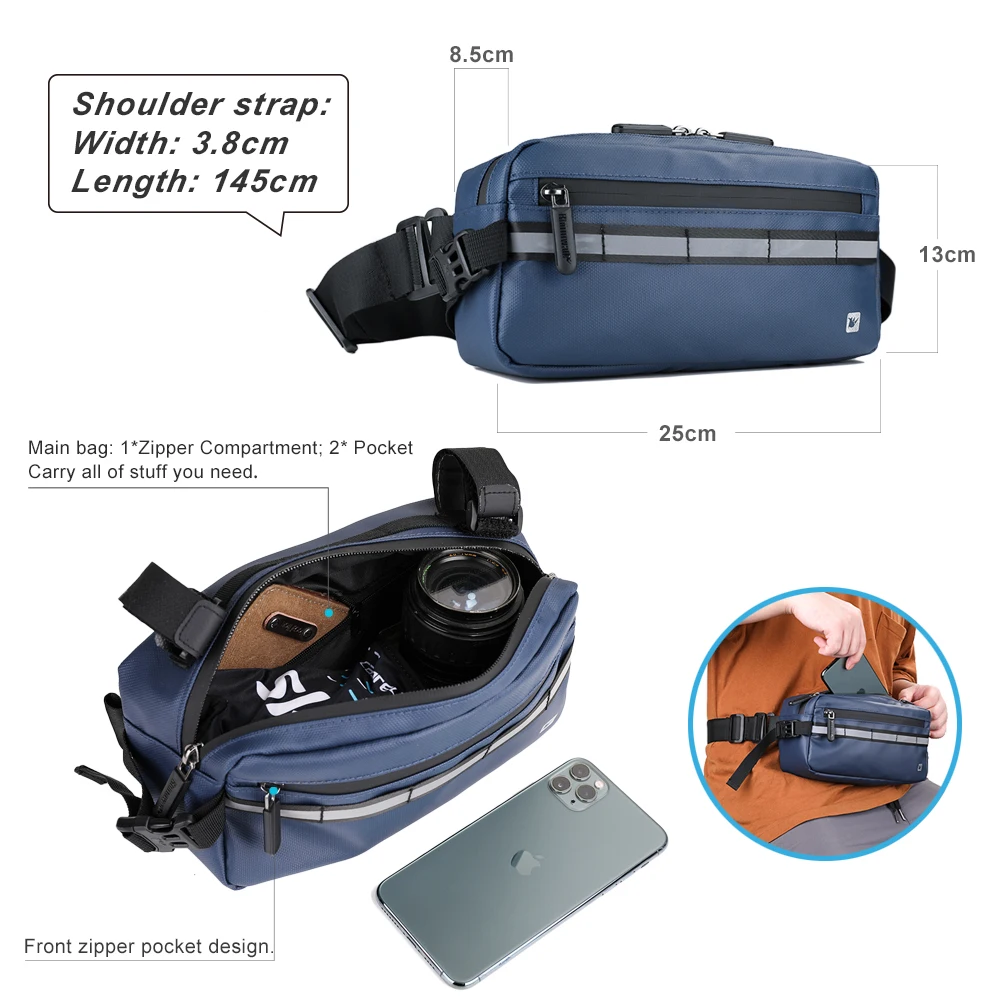 Rhinowalk Bicycle Front Tube Handlebar Bag Waterproof MTB Road Bike 3L Triangle Bag Cycling Frame Pannier Bicycle Accessories  (1)