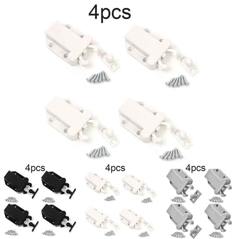 4 шт. нажмите, чтобы открыть жуки двери ящика защелка для шкафа сенсорная защелка части шкафа