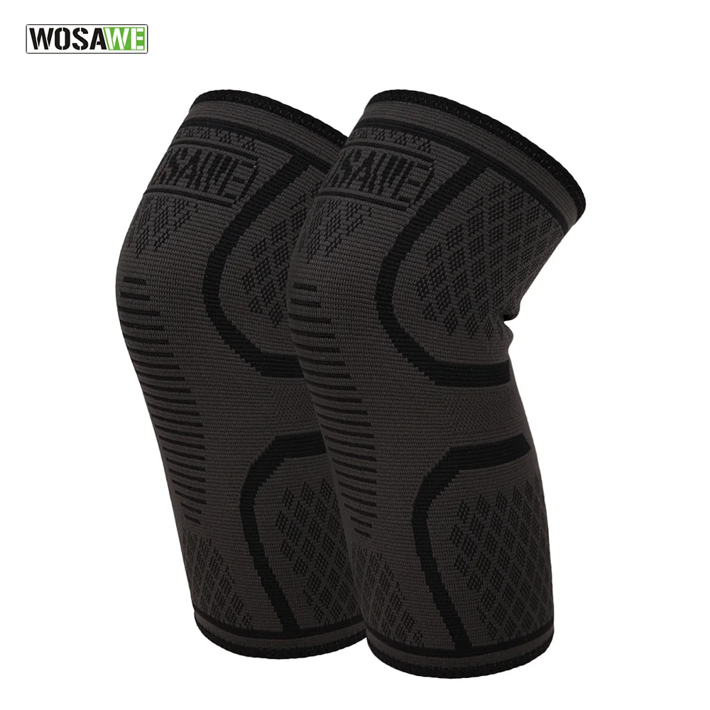 

WOSAWE 1pc Elastic Compression Knee Brace Pad Cycling Running Hiking Knee Pad Outdoor Sports Fitness Knee Sleeve Support Guard