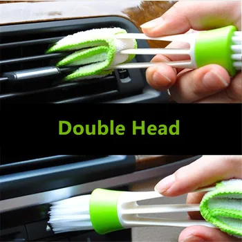 

Cleaning Tool Sponge Brush For Wineglass Bottle Double-headed Car Air Conditioner Air Outlet Cleaning Brush Instrument Panel