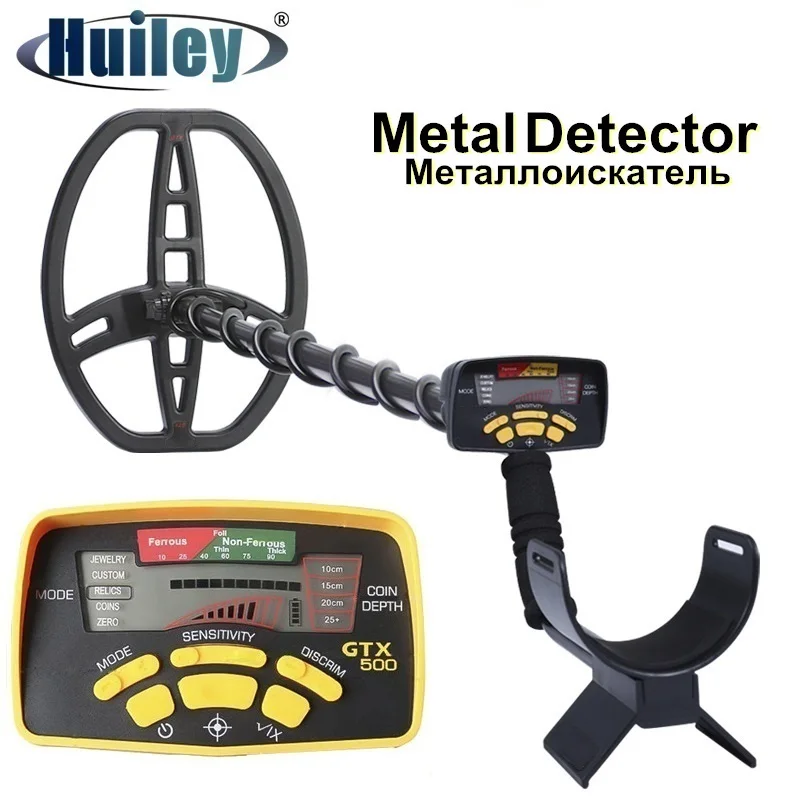 

Waterproof Metal Detector Large Screen Treasure Hunter Detector High Sensitivity Underground Gold Detector for Finding Treasure