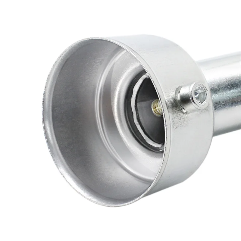 48mm Universal Motorcycle Angled Exhaust Insert Baffle End Can DB Killer Silencer Muffler Elbow 172MM Length