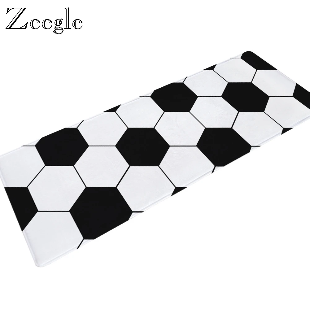 Zeegle Carpet Anti-slip Kitchen Rug Home Decoration Living Room Carpet Sofa Foot Mat Yoga Area Rug Balcony Floor Mat Bedside Rug