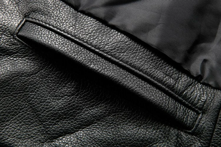 Free shipping.Brand cool classic rider black slim genuine leather jacket.men quality fashion cowhide coat.Plus size.dropship genuine leather trench coats