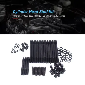 

Cylinder Head Stud Kit for Chevy LS1 LS6 LS2 1997-2003 Head Stud Replacement Set 4.8L 5.3L 5.7L 6.0L 33380 LQ9