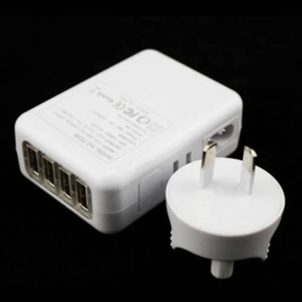 Micro Data 4 порта USB зарядное устройство AU Plug 5V 2A настенный адаптер портативный разъем питания для мобильного телефона