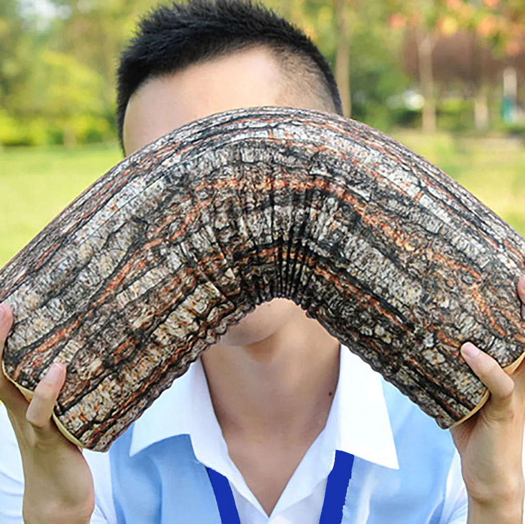 Design Natural Wood Log Throw Pillow Back Soft Cushion Car Neck Home Sleeping pillow body travel almohada de viaje | Дом и сад