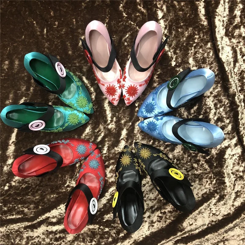 Милые атласные туфли-лодочки розового цвета; женские вечерние туфли-лодочки с металлическим необычным высоким каблуком, украшенные тонкими ремешками; Zapato; Разноцветные туфли-лодочки с острым носком; размер 43