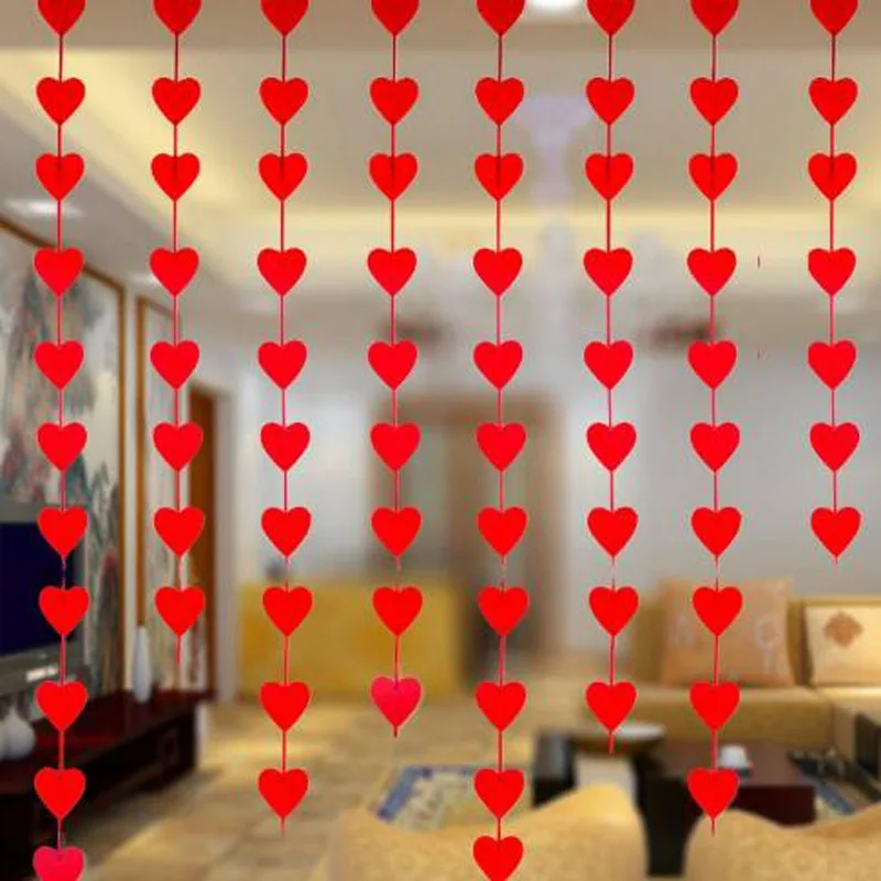 2 шт Любовь баннеры &quotСердечко&quot Non сплетенная ткань флаги номер свадьба брак