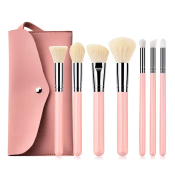 

7Pcs Makeup Brushes Set Eye Shadow Foundation Powder Eyeliner Eyelash Lip Make Up Brushes Cosmetic Beauty Tool Kit T07057