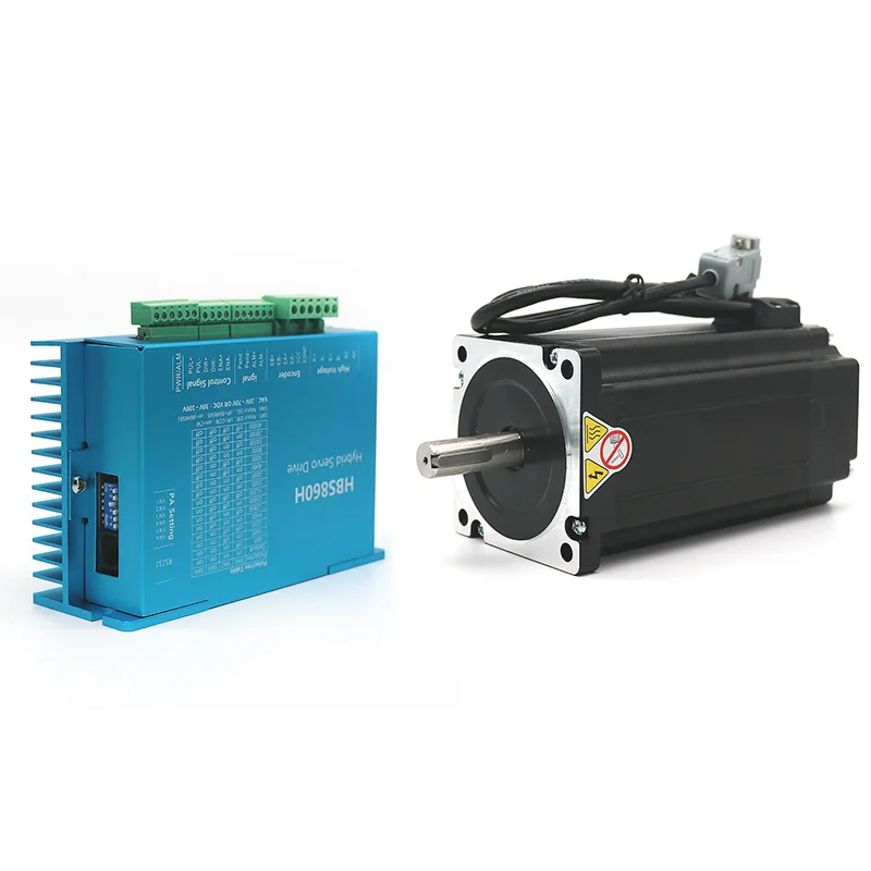 

34 Stepper Motor Driver Servo Motor 86HBS12N+HBS86H Closed-Loop Step Motor 12NM Nema34 86 Hybrid Closed Loop 2-Phase