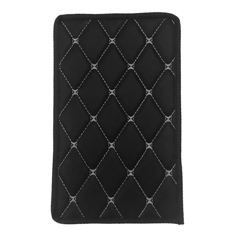 

Car Armrest Mat Cover Car Styling Interior Armrests Decoration Pad Cushion Auto Armrest Cushion Center Console Protector Leather