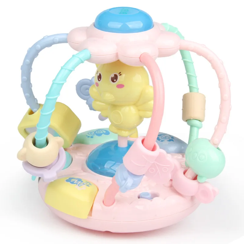 

Infant Educational Rattle Children Light Music Teethers Hand Ball Baby 0-3-Year-Old Early Education GIRL'S And BOY'S Toy 508