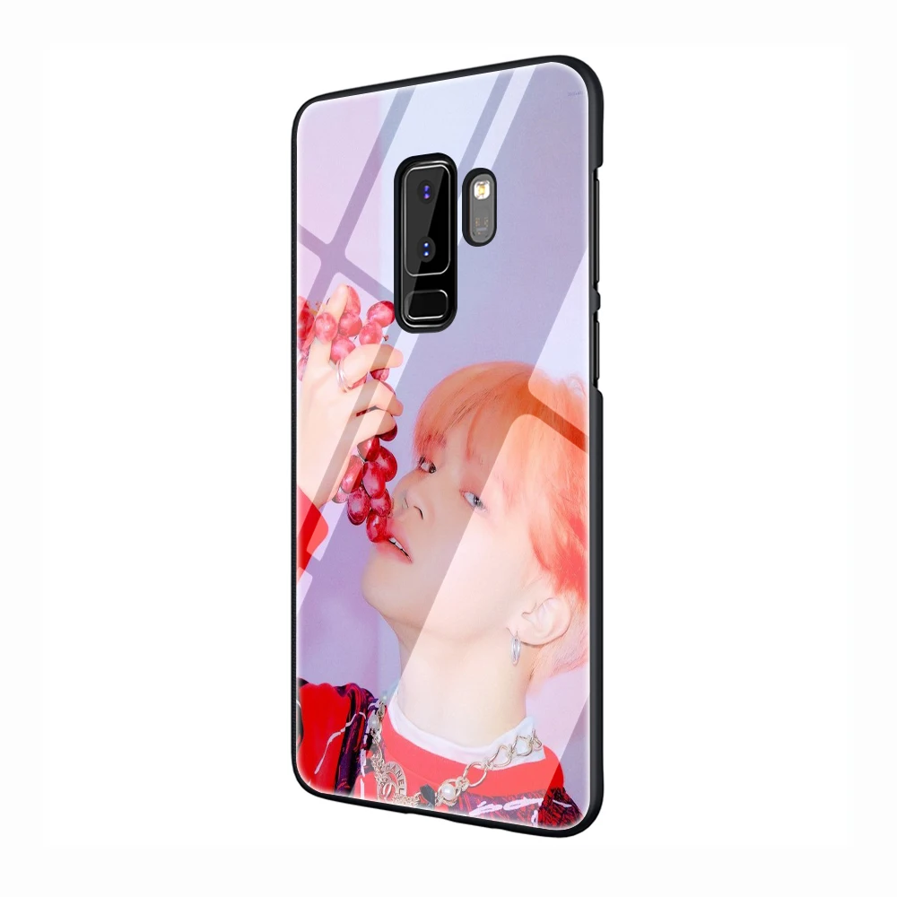 EWAU Цзиминь красивый закаленное Стекло чехол для телефона чехол для samsung Galaxy S7 край S8 9 10 Plus, Note 8, 9, 10, A10 20 30 40 50 60 70 - Цвет: G2