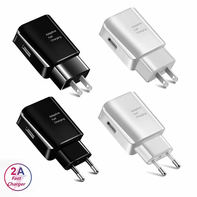 Универсальное быстрое зарядное устройство USB для ЕС и США Подключите стены