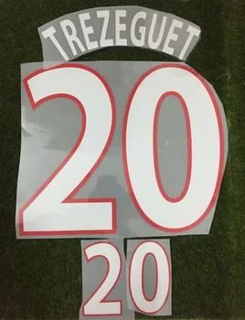 

2010 Champions #20 TREZEGUET Nameset Henry Zidane Vieira Makelele Customize Any Name Number Printing