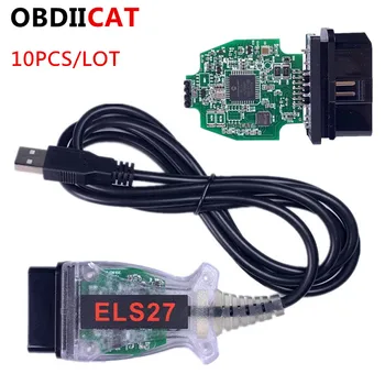 

OBDIICAT 10pcs DHL ELS27 FORScan Scanner With FTDI Chip ELS 27 FORScan Better than ELM327 OBD2 Diagnostic Cable