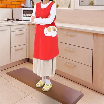 

Beauty Salon Rectangle Anti-fatigue Mat Salon Mat Brown Lattice ship from US drop shipping