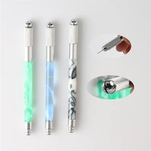 1Pcs Microblading Pen Eyebrow Manual Tattoo Pen Permanent Makeup Eyebrow Tattoo Tool 3 Color Choose