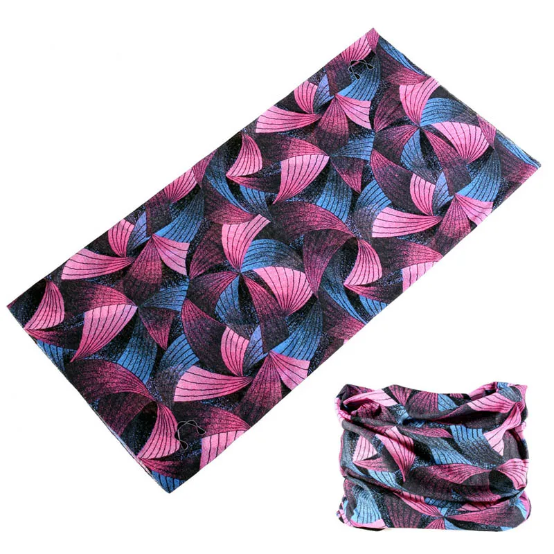 Велосипедная маска buffe с цветочным принтом бесшовная летняя Теплая повязка на