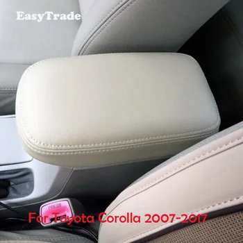 

Microfiber Leather Car Interior Central Armrest Panel Cover Case Trim For Toyota Corolla 2007-2017 Accessories Car Styling