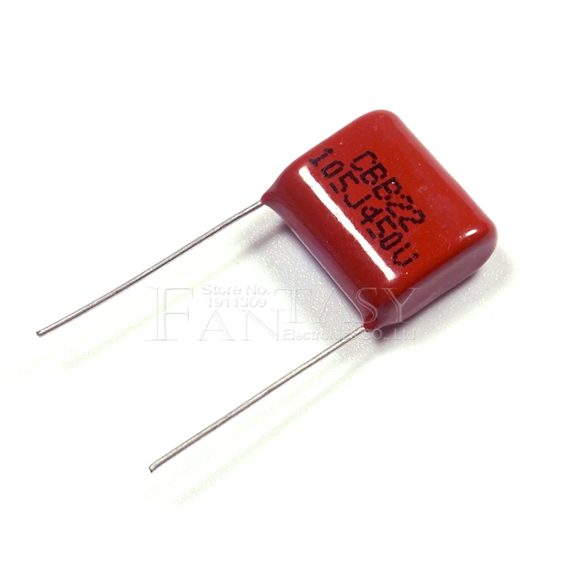 Polypropylene Film Capacitor CBB 10PCS 1uF 450V Pitch 15mm 105