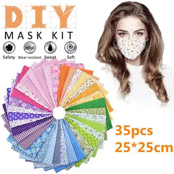 

7/35Pcs/Set DIY Handmade Cloth Cotton Fabric Printed Cloth Sewing Quilting For Patchwork Needlework Handmade Accessories