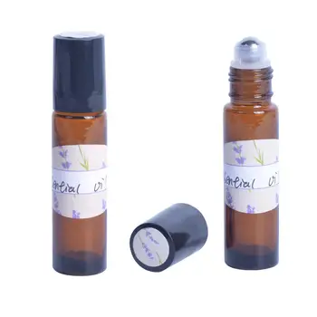 

4Sheets Mixed Essential Oil Perfume Bottle Roller Labels Stickers Oval Round Stickers Bottle Lid Labels Organizer