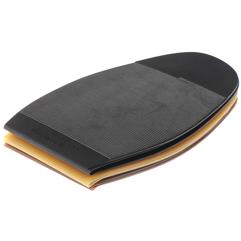 1Pair Rubber Shoes Repair Sole Outsoles For Shoes Anti-slip Wear Resistant Man Women DIY Stick-up Shoes Protector Forefoot Pads