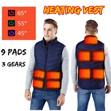 Электрический жилет с USB для мужчин и женщин, различные размеры, походный зимний теплый умный жилет с подогревом
