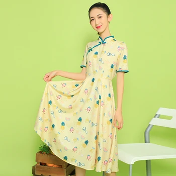 

2020 chinese traditional dress for women festival clothing gothic sexy cheongsams party solid satin velvet qipao