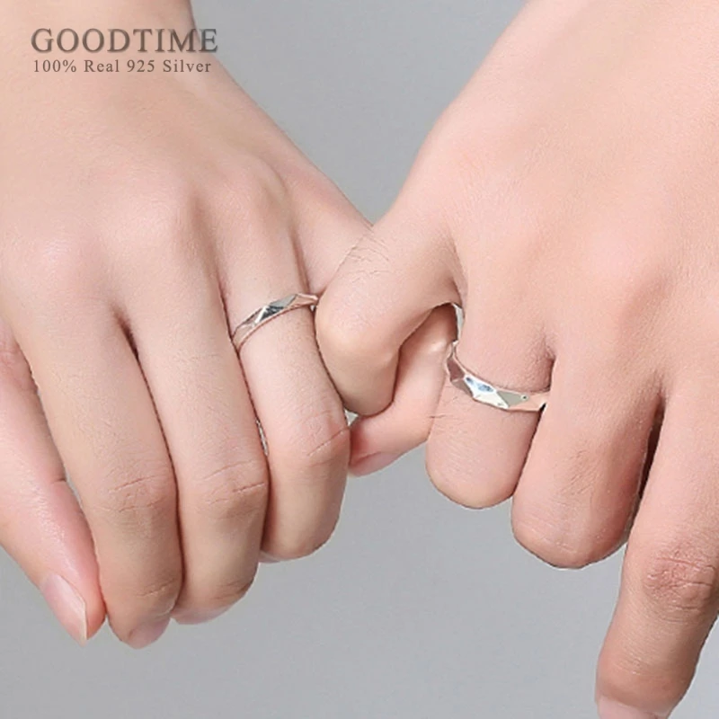 연인을 위한 진짜 , 결혼 커플 반지, 발렌타인 선물, 레코드 레터 밴드, 패션 100%