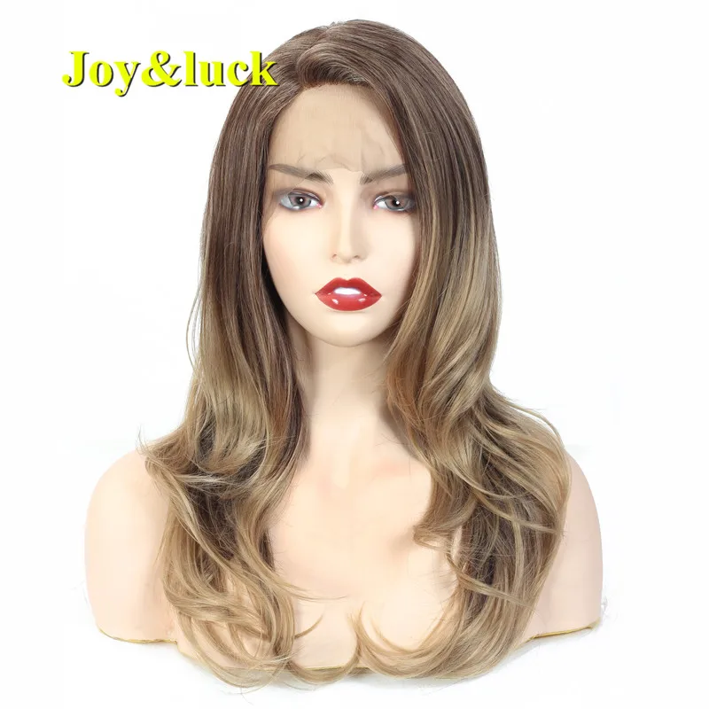 Модный длинный парик Joy & luck синтетические кружевные передние парики для женщин