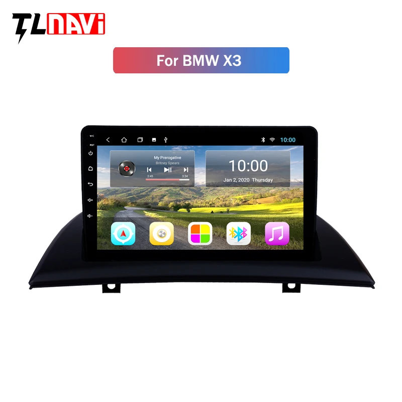 2 Гб ОЗУ 9 дюймов Android 10 Автомобильный GPS-навигатор плеер для 2004 2005 2006-2012 BMW X3 E83