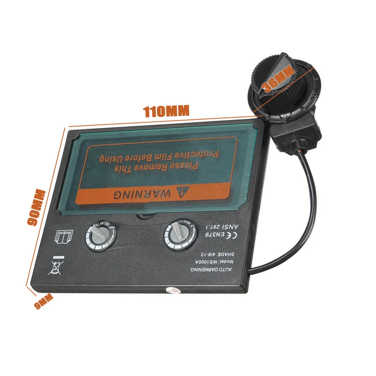 Auto Darkening Filter Welding Welder Goggles Solar Lens Helmet Shade Mask Hood