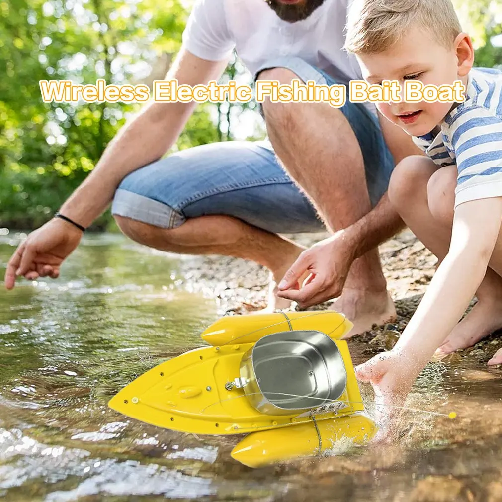 

T10A RC Boat Intelligent Wireless Electric Fishing Bait Remote Control Boat Fish Ship Searchlight Toy Gifts For Kids