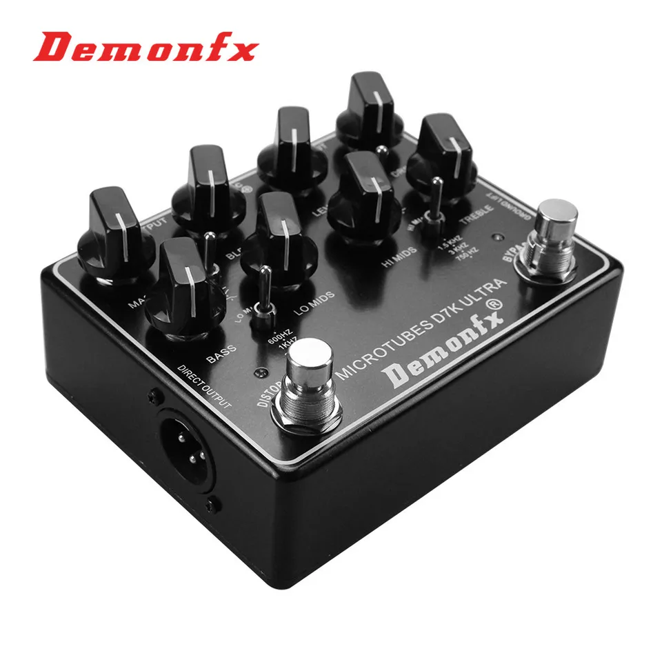 Demonfx High quality Bass Effect Pedal Microtubes D7K Ultra V2