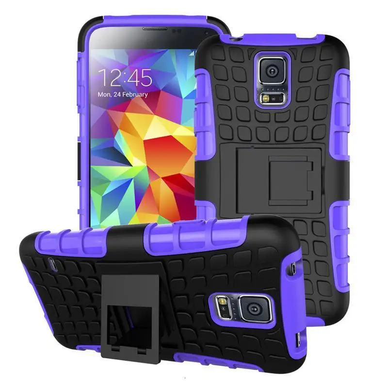 Для samsung Galaxy S5 Чехол i9600 G9000 сверхмощный армированный гибридный мягкий силиконовый резиновый чехол для телефона для samsung S5 Conque