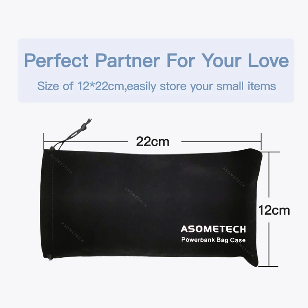 Power Bank Case Phone Pouch Mobile Phone Protection Travel Portable Storage Bag Soft Pouch Case Accessories power bank case