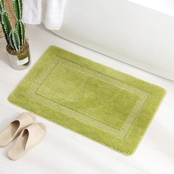 

Superfine Fiber Bathroom Carpet Antiskid Floor Mat For Bathtube Side Bath Mat Toilet Rugs Bathroom Doormat 50*80cm Tappeto Bagno